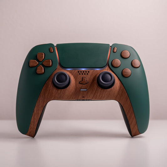 Spruce Green and Wood Grain