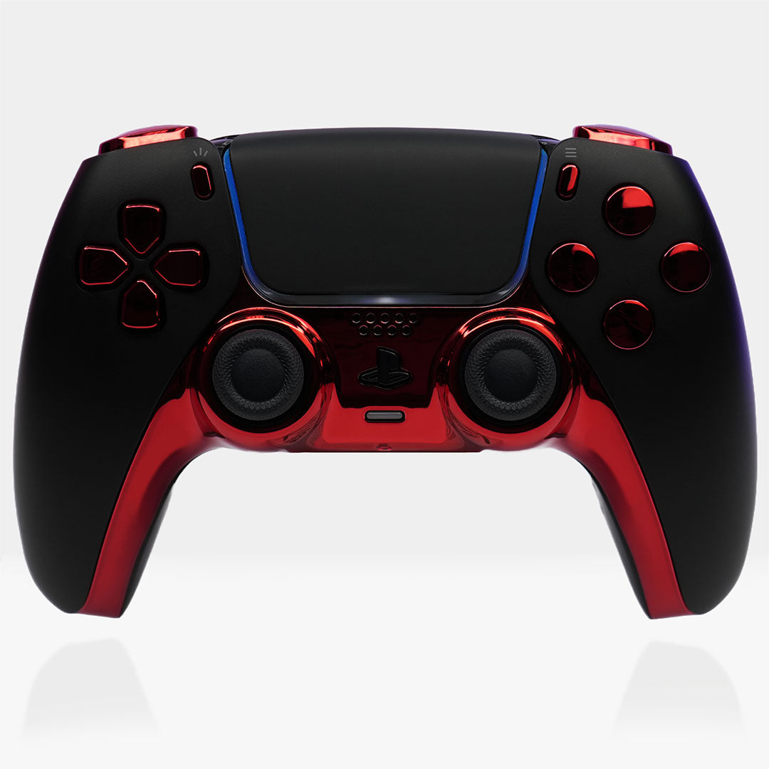 Black and Red Chrome Trim and Buttons. TMR Sticks